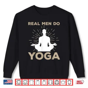 Sweatshirt Funny Yoga Design For Men Boys Yoga Pose Meditation Lovers Shirt