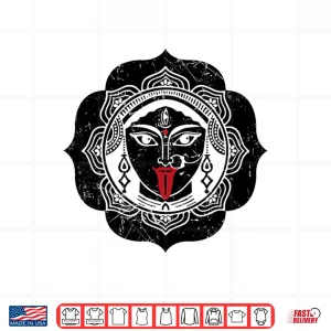 Design Kali Hindu Deity Goddess Indian Sacred Yoga Puja Kali Shirt