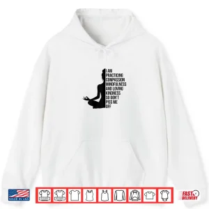 Hoodie Meditating Yoga Mystical Practicing Compassion Healing Shirt