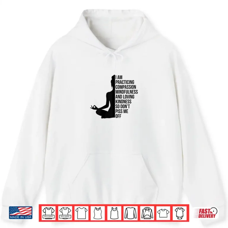 Hoodie Meditating Yoga Mystical Practicing Compassion Healing Shirt