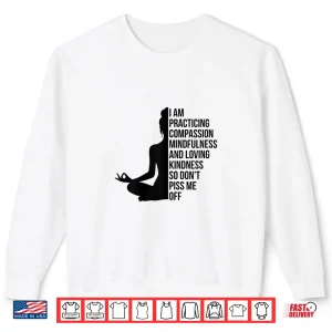 Sweatshirt Meditating Yoga Mystical Practicing Compassion Healing Shirt