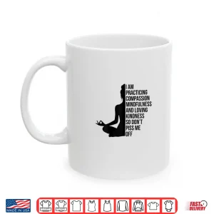 Mug Meditating Yoga Mystical Practicing Compassion Healing Shirt