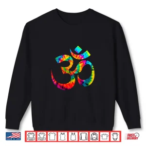 Sweatshirt Om Yoga Aum Ohm Hindu Spiritual Meditation Tie Dye Shirt