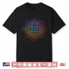 Sacred Geometry Metatron Cube Colorful Spiritual Yoga Shirt