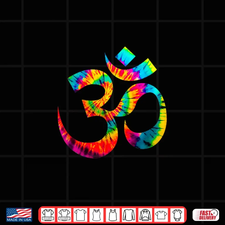 Design Om Yoga Aum Ohm Hindu Spiritual Meditation Tie Dye Shirt