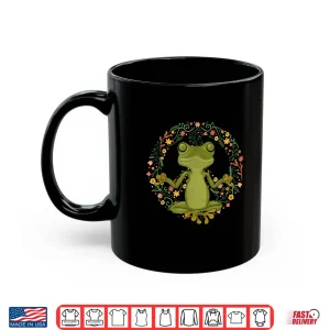 Mug Peace Sign Yoga Frogs Cool Peace Frog Floral Shirt
