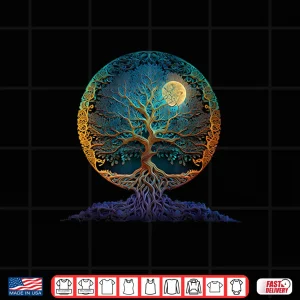 Design Tree Of Life Yoga Zen Namaste Meditation Shirt