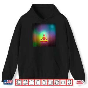 Hoodie Yoga Girl Female Sun Salutation Meditation Chakra Kundalini Shirt