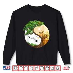 Sweatshirt Yoga Chakra Tree of Life Hatha Wrinkled Hippoe Shirt