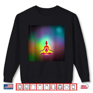 Sweatshirt Yoga Girl Female Sun Salutation Meditation Chakra Kundalini Shirt