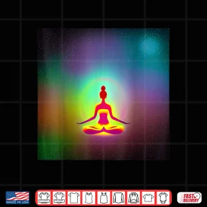 Design Yoga Girl Female Sun Salutation Meditation Chakra Kundalini Shirt