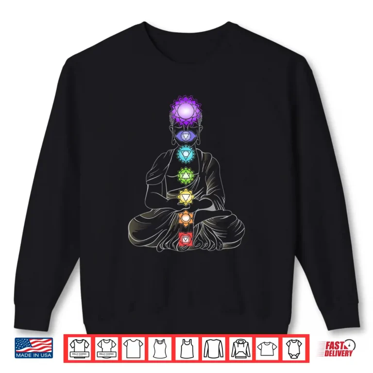 Sweatshirt Yoga Meditation Spiritual Body Energy Chakra Shirt