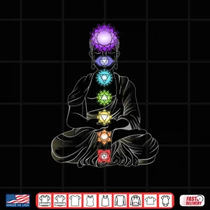 Design Yoga Meditation Spiritual Body Energy Chakra Shirt
