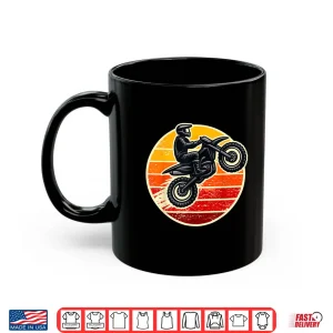 Mug Dirt Bike Sunset Motocross Men Women Kids Girls Boys Shirt