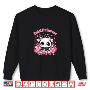 Sweatshirt Petal Princess Cute Panda Cherry Blossom Kawaii Sakura Shirt
