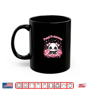 Mug Petal Princess Cute Panda Cherry Blossom Kawaii Sakura Shirt