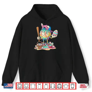 Hoodie Easter Baseball Drip Easter Bunny Boys Women Men Shirt