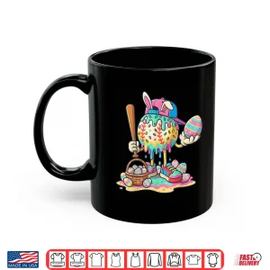Mug Easter Baseball Drip Easter Bunny Boys Women Men Shirt