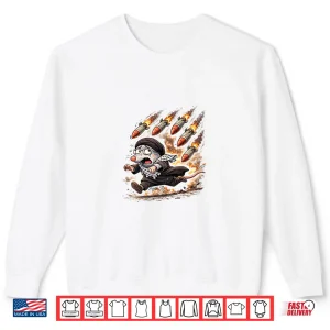 Sweatshirt MooshAli Run Meme Cartoon Shirt