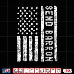 Design Vintage Send Barron US Flag Shirt