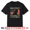 Iran Forgot Our President Has 34 Felonies Vintage Us Flag Shirt