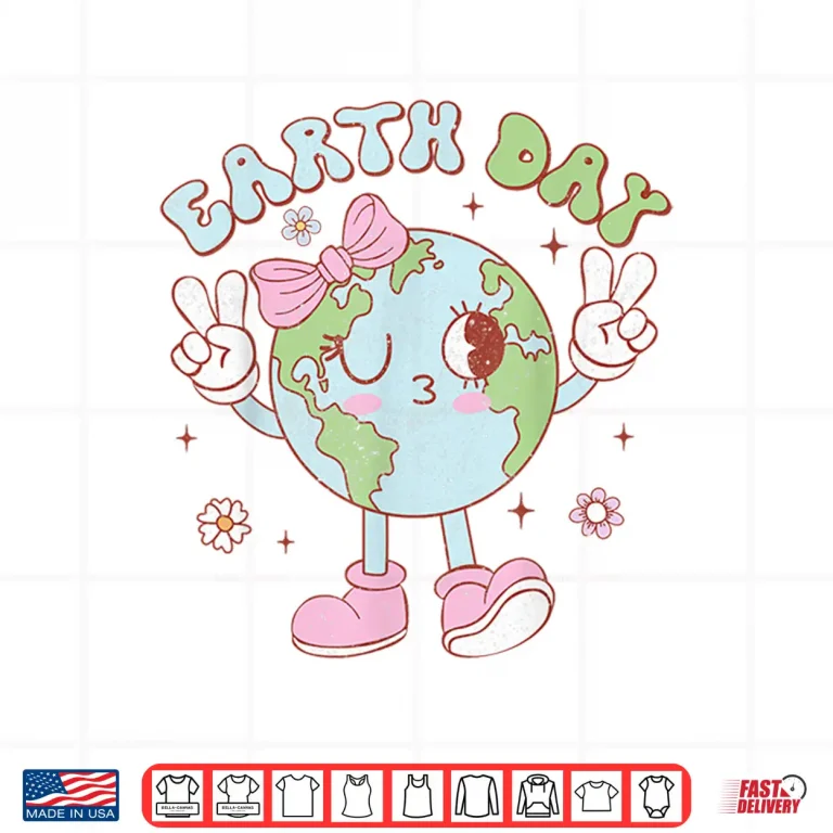 Design Cute Earth Day Shirts For Girls Kids Toddler Save The Planet Shirt