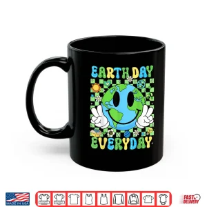 Mug Earth Day Everyday Funny Smile Face Earth Boys Kids Toddlers Shirt