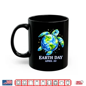 Mug Funny Earth Day 2026 Save The Earth Sea Turtle Kid Boys Girl Shirt