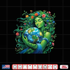 Design Green Mother Nature Earth Day Earth Mother Planet Nature Shirt