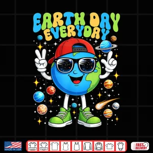 Design Happy Earth Day 2026 Save The Planet Earth Day Everyday Kids Shirt