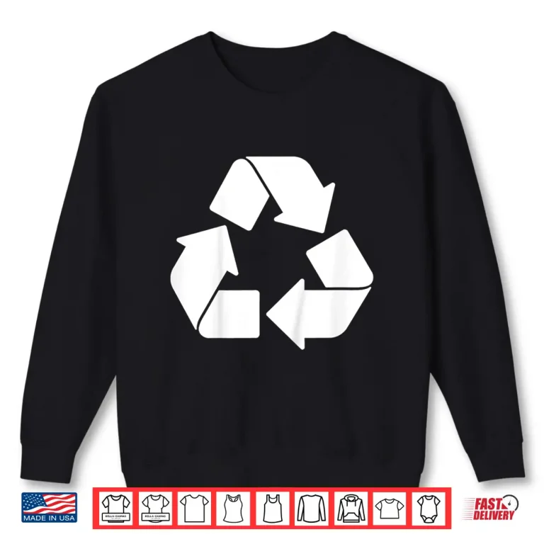 Sweatshirt Kids Recycling Logo Earth Day Toddler Boy Recycle Symbol Girls Shirt
