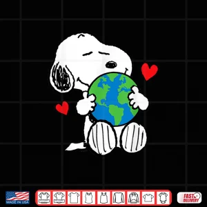 Design Peanuts Snoopy Earth Day Hug Shirt