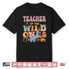 Teacher Of The Wild One’S Groovy Jungle Animal Earth Day Shirt