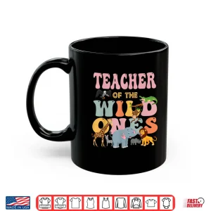 Mug Teacher of the Wild Ones Groovy Jungle Animal Earth Day Shirt