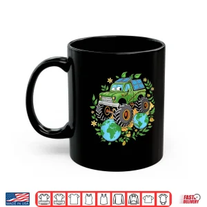 Mug Boys Earth Day Toddler Earth Monster Truck Shirt