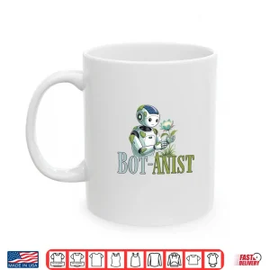 Mug Bot Anist Solarpunk Robot Earth Day Green Future Pun Shirt