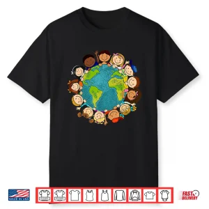 Cute Earth Day Shirt Happy Earth Day 2024 Kids Toddler Boys Shirt