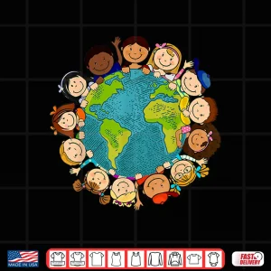 Design Cute Earth Day Shirt Happy Earth Day 2024 Kids Toddler Boys Shirt