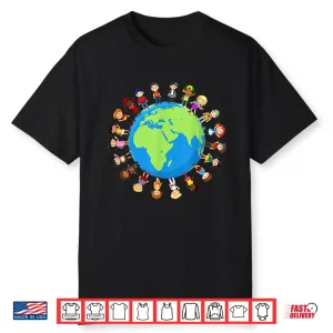 Earth Day Children Around The World Environmentalist Shirt