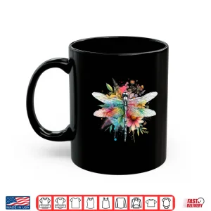 Mug Earth Day Beautiful Dragonfly Watercolor Art Insect Lover Shirt