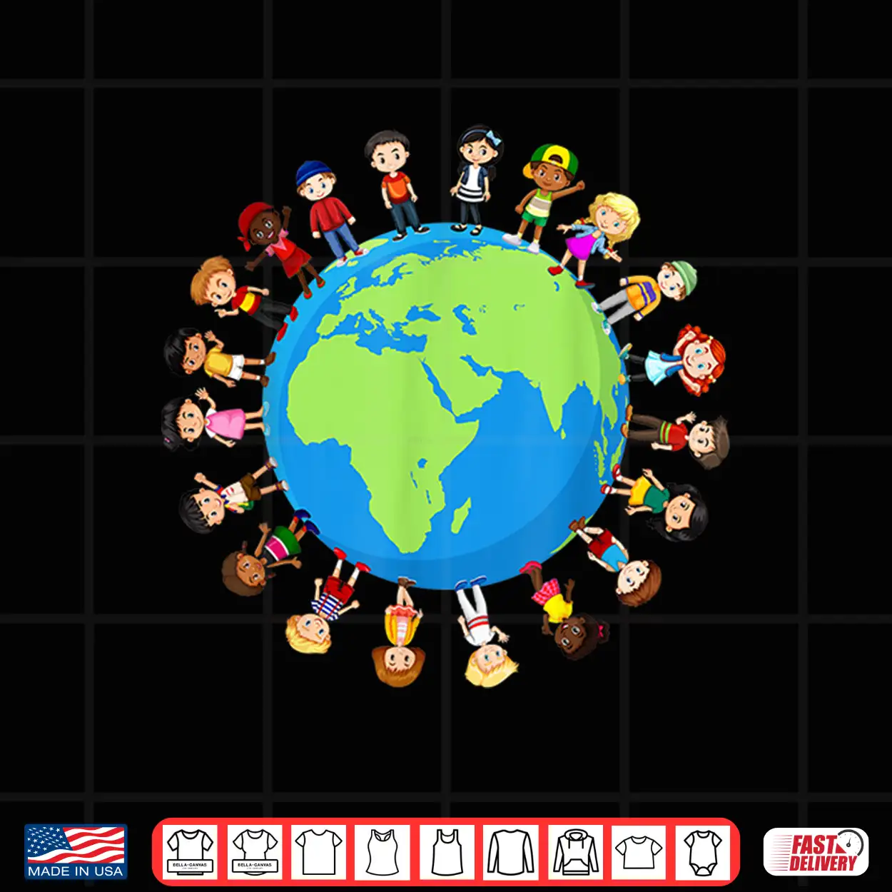 Earth Day Children Around The World Environmentalist Shirt Earth Day Children Around The World Environmentalist Shirt