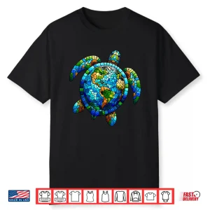 Earth Day Shirt Sea Turtle Save The Planet Women Men Kids Shirt