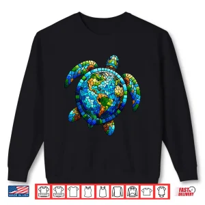 Sweatshirt Earth Day Shirt Sea Turtle Save The Planet Women Men Kids Shirt