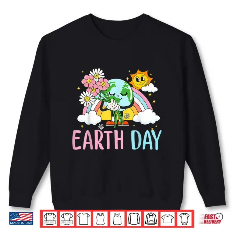 Sweatshirt Happy Earth Day 2026 Cool Earth Day Children Kids Toddler Shirt