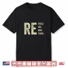 Recycle Reuse Renew Rethink Crisis Environmental Activism Shirt
