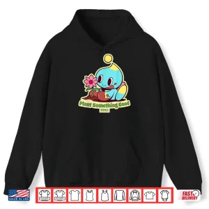 Hoodie Sonic the Hedgehog Plant Something Good Earth Day Chao Shirt