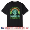 Think Green Act Earth Friendly Planet Environmental Shirt