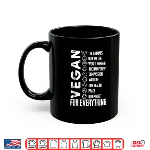 Mug Vegan For Everything T Shirt Planet Earth Day Save the Bees
