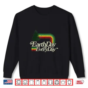 Sweatshirt Cute Earth Day Everyday Retro Vintage Top Shirt