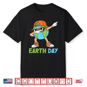 Earth Day April 22 Dabbing Earth Dab Boys Teens Toddler Kids Shirt